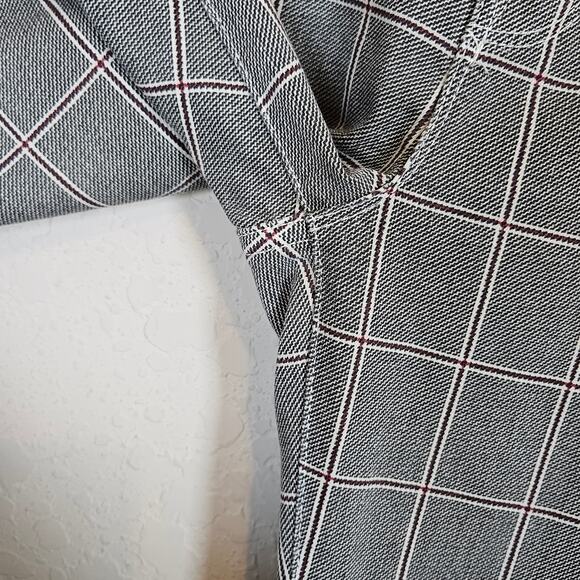 Frame Le Crop Mini Boot Jeans Window Pane Plaid Women's 29 Academia Fall - Picture 5 of 12